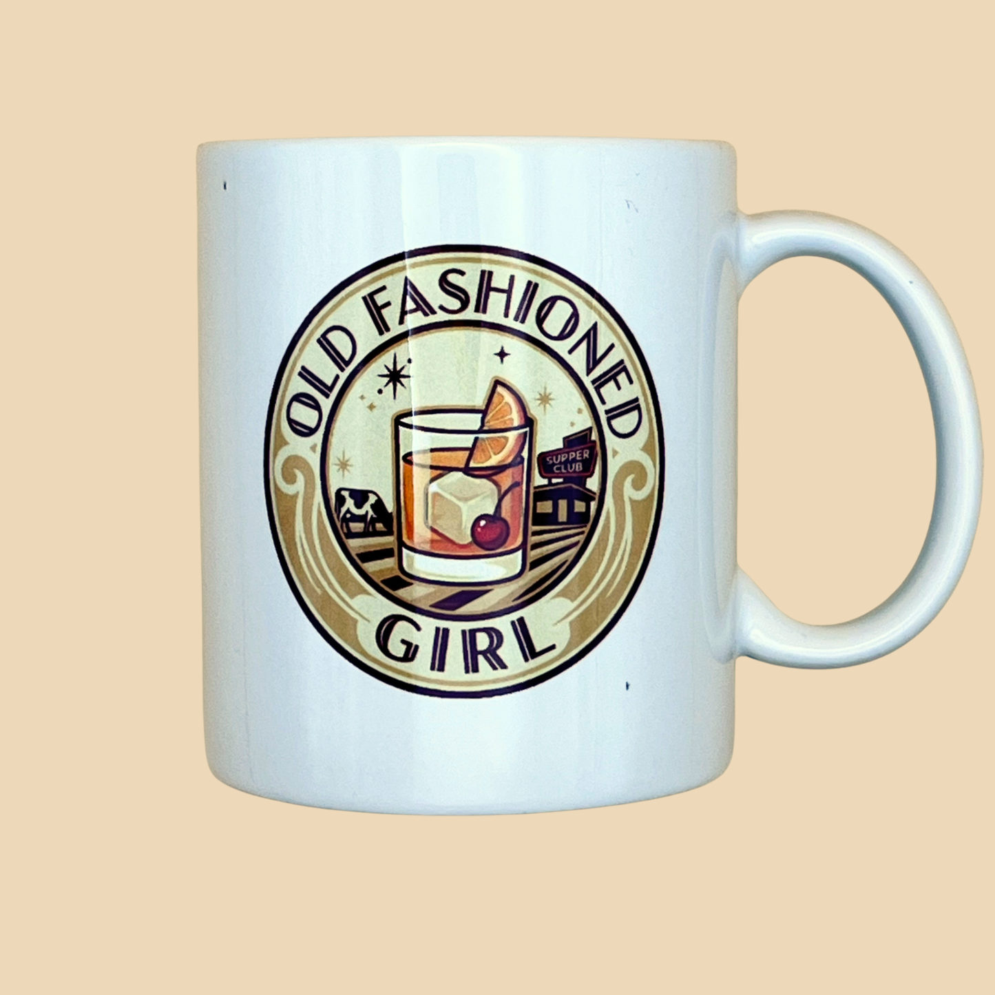 Old Fashioned Girl Coffee Mug