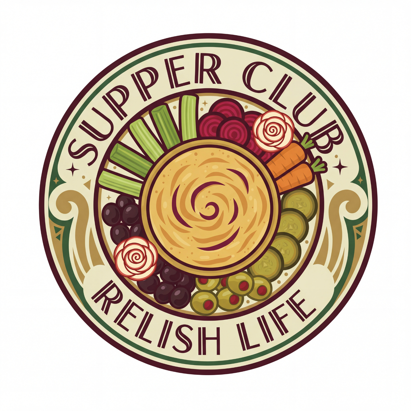 Relish Life Vinyl Sticker - Matte Finish